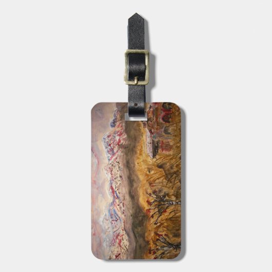 Santa Fe Snow Gepäckanhänger (Vorderseite vertikal)