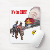 Santa Fe Super Chief Train Mauspad (Mit Mouse)