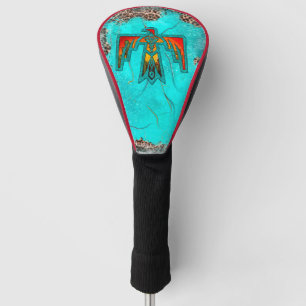 Santa Fe Thunderbird Türkise Marble Leopard Golf Headcover