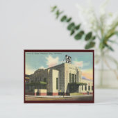 Santa Fe Train Depot, Oklahoma City Vintag Postkarte (Stehend Vorderseite)