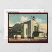 Santa Fe Train Depot, Oklahoma City Vintag Postkarte (Vorne/Hinten)