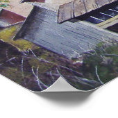 Santa Fe Train Depot Poster (Ecke)