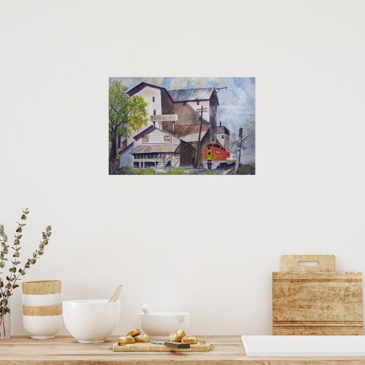 Santa Fe Train Depot Poster (Küche)