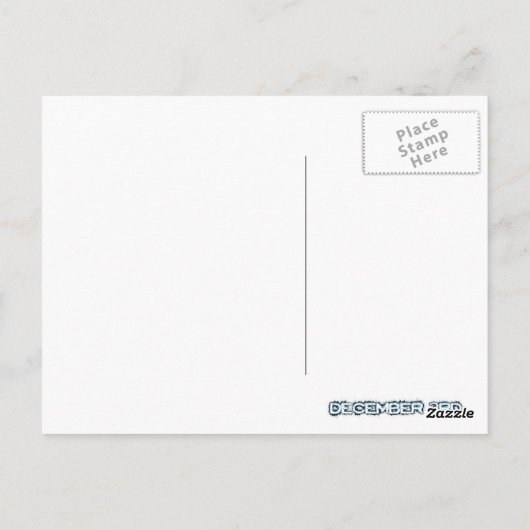 Santa Fe Train Postkarte (Rückseite)