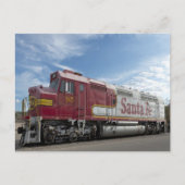 Santa Fe Train Postkarte (Vorderseite)