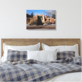 Santa-Fe-Tür Leinwanddruck (Insitu (Schlafzimmer))