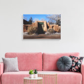 Santa-Fe-Tür Leinwanddruck (Insitu (Wohnzimmer))