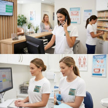 Santa Fe Turquoise Dental Team Uniform-Shirt