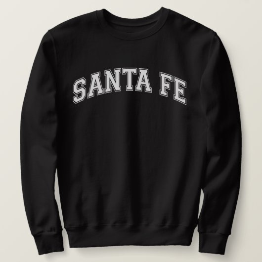 SANTA FE University Style Sweater America Uni Sweatshirt (Design vorne)