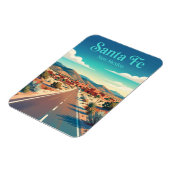 Santa Fe USA Magnet (Linke Seite)