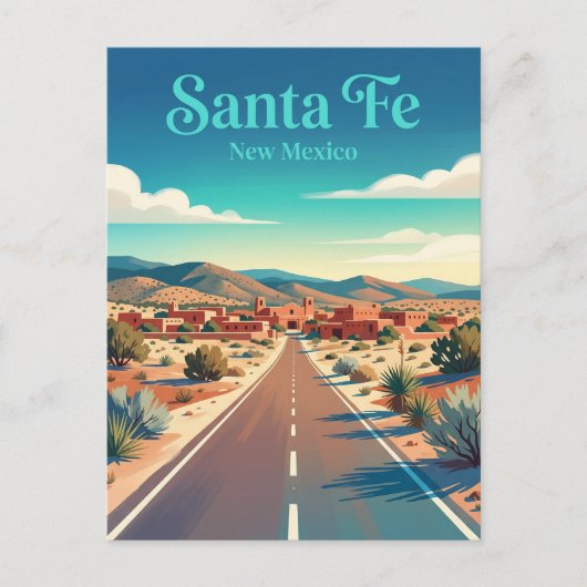 Santa Fe USA Postkarte (Vorderseite)