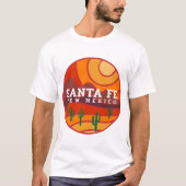 Santa Fe Wüste in die Berge T-Shirt (Vorderseite)