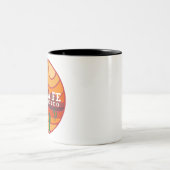 Santa Fe Wüste in die Berge Zweifarbige Tasse (Mittel)