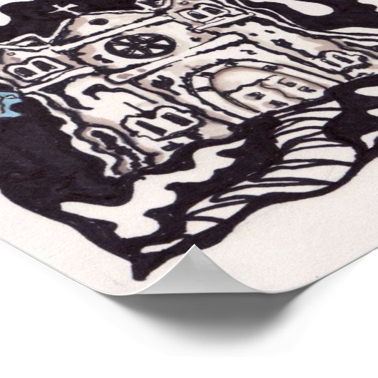 Santa fe zozobra poster (Ecke)