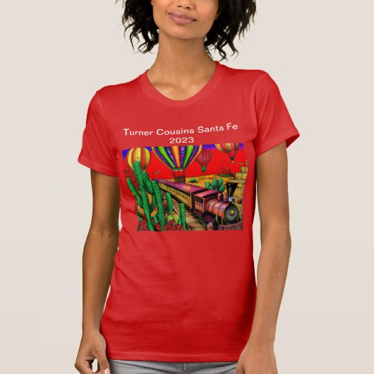 Santa Fe-Zugreise T-Shirt (Vorderseite)