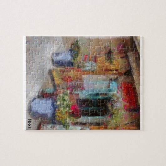 Santa- Feeingang Puzzle (Horizontal)