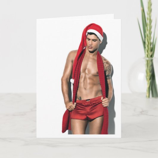 Santa Feiertagskarte (Vorderseite)