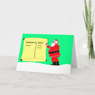 Santa Feiertagskarte
