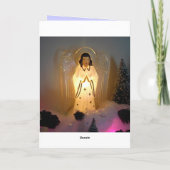 Santa Feiertagskarte (Rückseite)