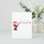 Santa Feiertagspostkarte (Stehend Vorderseite)