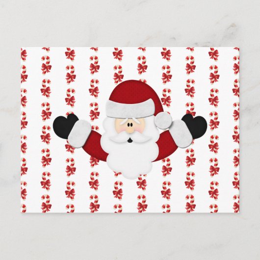 Santa Feiertagspostkarte (Vorderseite)