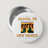 Santa- FeNew Mexiko Button (Vorne & Hinten)