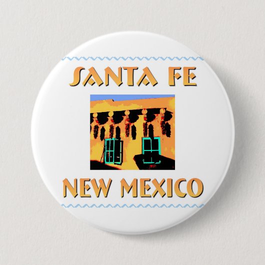 Santa- FeNew Mexiko Button (Vorderseite)