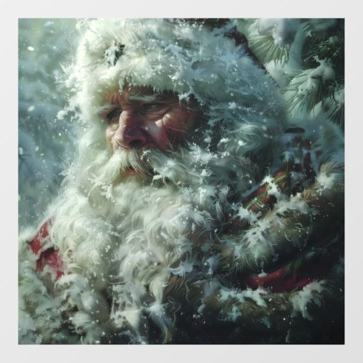 Santa Fensteraufkleber (Blatt)