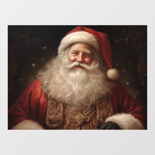 Santa Fensteraufkleber (Blatt)