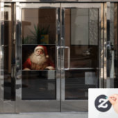 Santa Fensteraufkleber (Büro Tür)