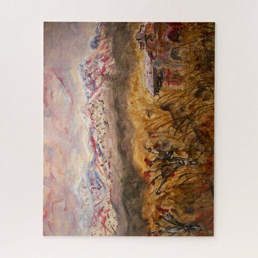 Santa- Feschnee Puzzle (Vertikal)