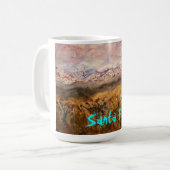 Santa- Feschneekunst Kaffeetasse (Vorderseite Links)