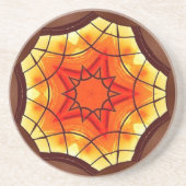 Santa- Fesonnenuntergang Untersetzer (Vorne)