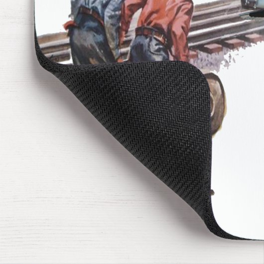 Santa Fesuperhauptzug Mousepad (Ecke)