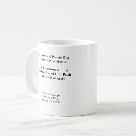 Santa- FeTasse Kaffeetasse (Vorderseite Links)