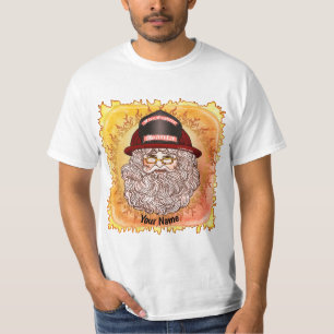 Santa-Feuerwehrmann  T-Shirt