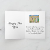 Santa- Feweihnachten Feiertagskarte (Innenseite)