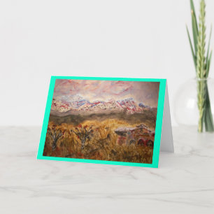 Santa- FeWeltfrieden Feiertagskarte