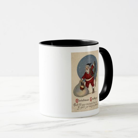 Santa Filling Strumpf bis Brim Tasse (VorderseiteRechts)
