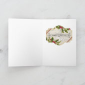 Santa Filling Strumpfs Feiertagskarte (Innenseite)