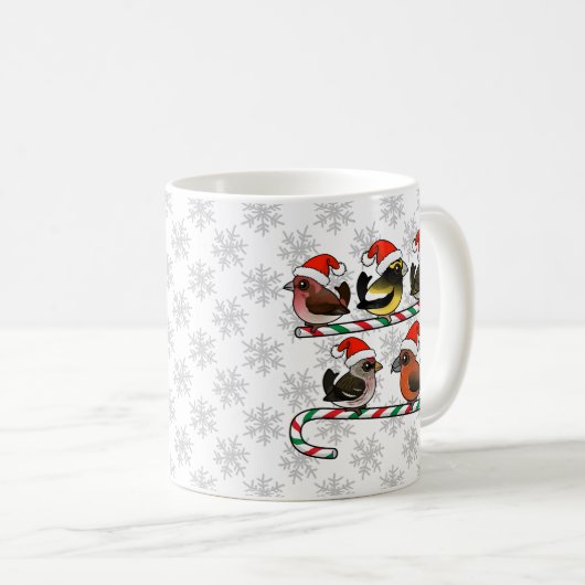 Santa Finches Kaffeetasse (VorderseiteRechts)