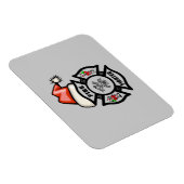 Santa Firefighter Magnet (Rechte Seite)