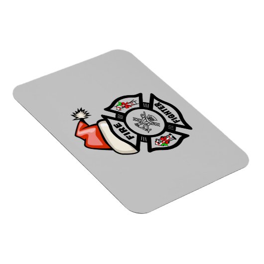 Santa Firefighter Magnet (Rechte Seite)