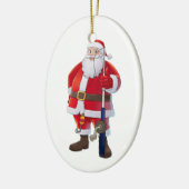 ***SANTA-FISCHEREI***-CHRISTMAS KERAMIKORNAMENT (Links)