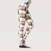 Santa-Flamingo-Anhänger Leggings (Rechts)
