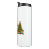 Santa-Flamingo-Anhänger Thermosbecher (Nach rechts gedreht)