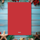 Santa Flamingo FOTO Tropical Beach Weihnachten