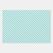 Santa Flamingo Pattern Fun Pink Tropisches Weihnac Geschenkpapier Set (Vorderseite 3)