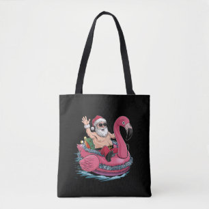 Santa-Flamingo-Schwimmhilfe-Weihnachten-im-Juli-So Tasche