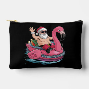Santa-Flamingo-Schwimmhilfe-Weihnachten-im-Juli-So Zubehörtasche